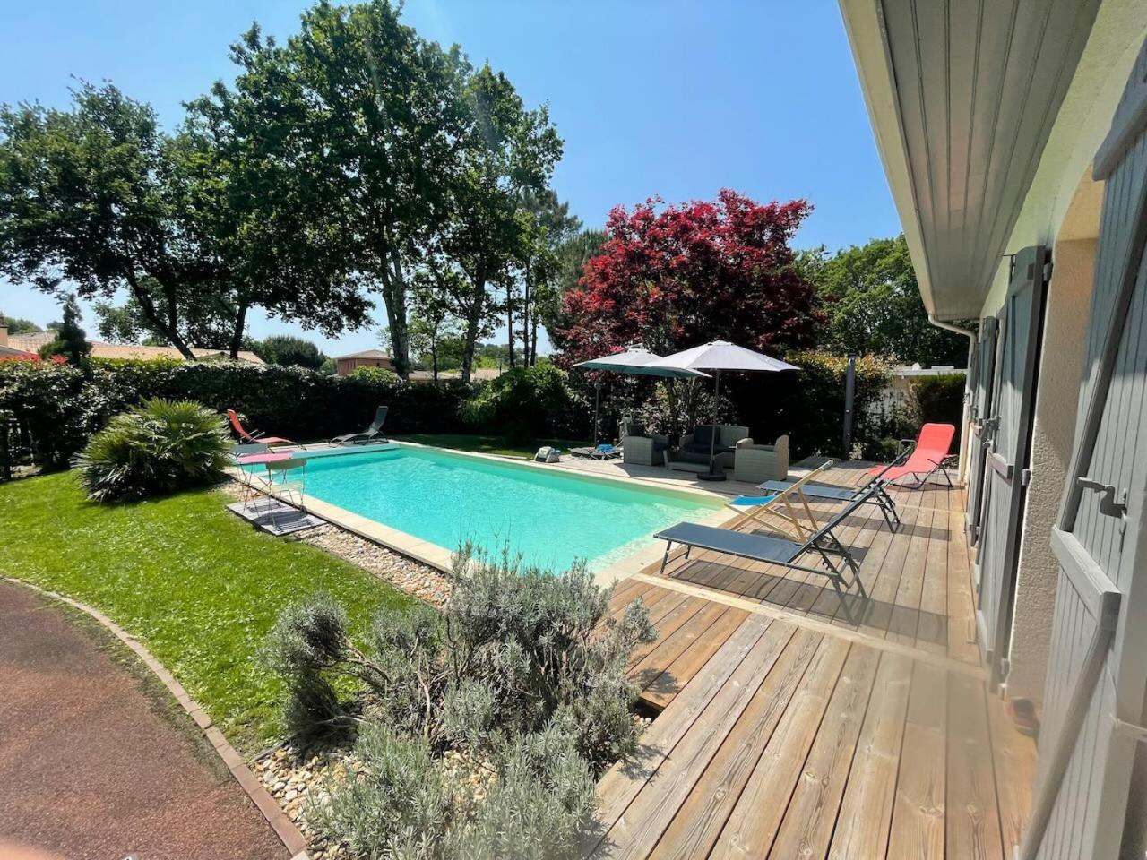 Villa Avec Piscine Andernos Les Bains מראה חיצוני תמונה